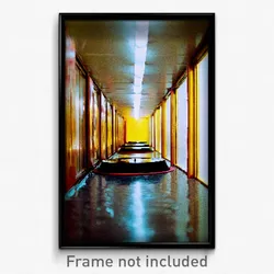 Pixel Art Poster - Narrow Vinyl (8 Bit Psychedelic Trippy Video Game Print)