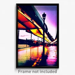 Pixel Art Poster - Stimulating London (8 Bit Psychedelic Video Game Print)