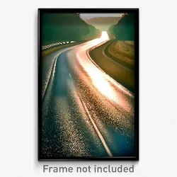 Pixel Art Poster - Cultured Road (8 Bit Psychedelic Trippy Video Game Print)