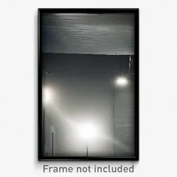 Pixel Art Poster - Gray Warehouse (8 Bit Psychedelic Trippy Video Game Print)