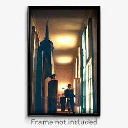 Pixel Art Poster - Hard To Find Parsonage (8 Bit Psychedelic Video Game Print)