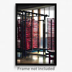 Pixel Art Poster - Humongous Drying Rack (8 Bit Psychedelic Video Game Print)