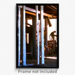 Pixel Art Poster - Sentimental Sawmill (8 Bit Psychedelic Video Game Print)
