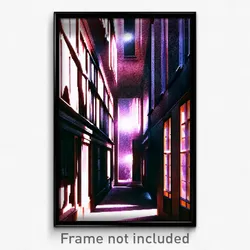 Pixel Art Poster - Remarkable Mews (8 Bit Psychedelic Trippy Video Game Print)