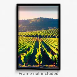 Pixel Art Poster - Colossal Vineyard (8 Bit Psychedelic Trippy Video Game Print)