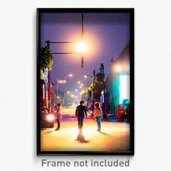 Pixel Art Poster - Familiar Junction (8 Bit Psychedelic Trippy Video Game Print)