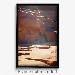 Pixel Art Poster - Unimaginable Petroglyphs (8 Bit Psychedelic Video Game Print)