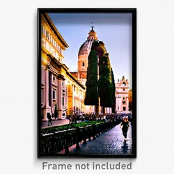 Pixel Art Poster - Stylish Rome (8 Bit Psychedelic Trippy Video Game Print)