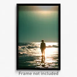 Pixel Art Poster - Sentimental Sea (8 Bit Psychedelic Trippy Video Game Print)