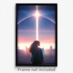 Pixel Art Poster - Massive Dream (8 Bit Psychedelic Trippy Video Game Print)