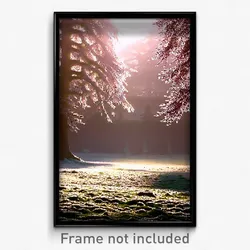Pixel Art Poster - Frosty Demesne (8 Bit Psychedelic Trippy Video Game Print)