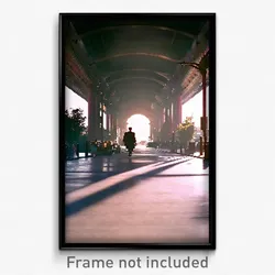 Pixel Art Poster - Ample Thoroughfare (8 Bit Psychedelic Video Game Print)