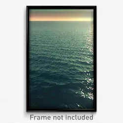 Pixel Art Poster - Pure Ocean (8 Bit Psychedelic Trippy Weird Video Game Print)