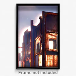 Pixel Art Poster - Rusty Mews (8 Bit Psychedelic Trippy Weird Video Game Print)