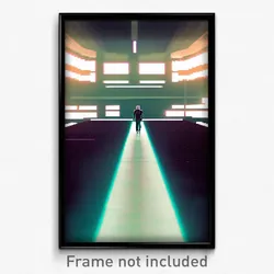 Pixel Art Poster - Clean Empire (8 Bit Psychedelic Trippy Video Game Print)