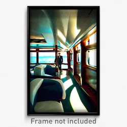 Pixel Art Poster - Stupendous Berth (8 Bit Psychedelic Trippy Video Game Print)