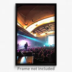 Pixel Art Poster - Neglected Music Venue (8 Bit Psychedelic Video Game Print)