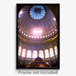 Pixel Art Poster - Memorable Dome (8 Bit Psychedelic Trippy Video Game Print)