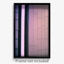 Pixel Art Poster - Square Wall (8 Bit Psychedelic Trippy Weird Video Game Print)