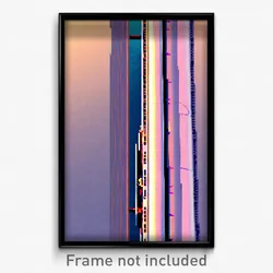 Pixel Art Poster - Menacing Cruise (8 Bit Psychedelic Trippy Video Game Print)