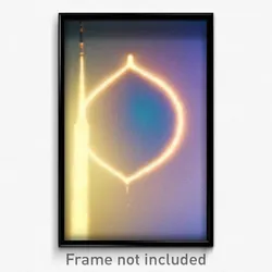 Pixel Art Poster - Thin Cataract (8 Bit Psychedelic Trippy Video Game Print)