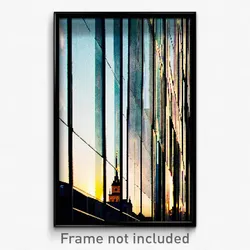 Pixel Art Poster - Glass Stockholm (8 Bit Psychedelic Trippy Video Game Print)