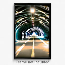 Pixel Art Poster - Complex Tunnel (8 Bit Psychedelic Trippy Video Game Print)