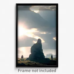 Pixel Art Poster - Interesting Megalith (8 Bit Psychedelic Video Game Print)
