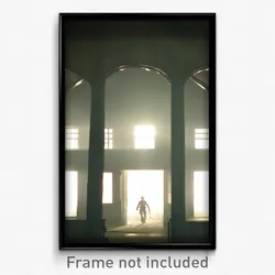Pixel Art Poster - Calm Asylum (8 Bit Psychedelic Trippy Weird Video Game Print)