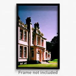 Pixel Art Poster - Gregarious Rectory (8 Bit Psychedelic Video Game Print)
