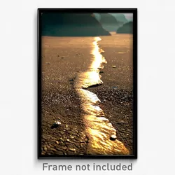 Pixel Art Poster - Worn Earth (8 Bit Psychedelic Trippy Weird Video Game Print)