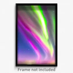 Pixel Art Poster - Tidy Aurora (8 Bit Psychedelic Trippy Weird Video Game Print)