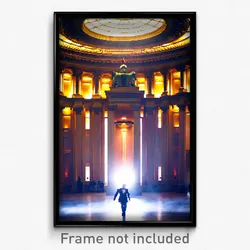 Pixel Art Poster - Prestigious Landmark (8 Bit Psychedelic Video Game Print)