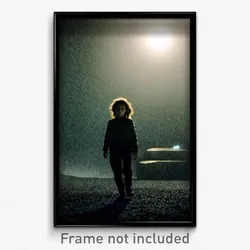 Pixel Art Poster - Bumpy Darkness (8 Bit Psychedelic Trippy Video Game Print)