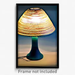 Pixel Art Poster - Arctic Lamp (8 Bit Psychedelic Trippy Weird Video Game Print)
