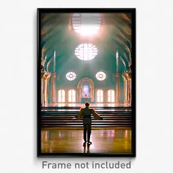 Pixel Art Poster - Grand Sanctum (8 Bit Psychedelic Trippy Video Game Print)
