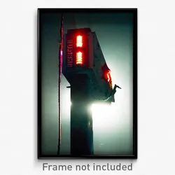 Pixel Art Poster - Electric Oubliette (8 Bit Psychedelic Video Game Print)