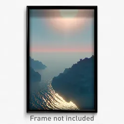 Pixel Art Poster - Humble Isthmus (8 Bit Psychedelic Trippy Video Game Print)