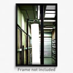 Pixel Art Poster - Deserted Storage Room (8 Bit Psychedelic Video Game Print)