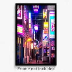Pixel Art Poster - Anime Like Parish (8 Bit Psychedelic Trippy Video Game Print)