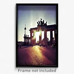Pixel Art Poster - Measly Berlin (8 Bit Psychedelic Trippy Video Game Print)