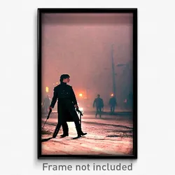 Pixel Art Poster - Barren County (8 Bit Psychedelic Trippy Video Game Print)