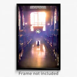 Pixel Art Poster - Elaborate Asylum (8 Bit Psychedelic Trippy Video Game Print)
