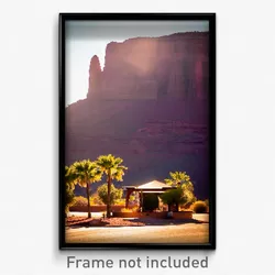 Pixel Art Poster - Cultured Mesa (8 Bit Psychedelic Trippy Video Game Print)