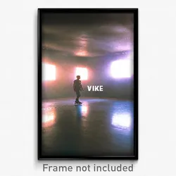 Pixel Art Poster - Vacant Vike (8 Bit Psychedelic Trippy Weird Video Game Print)