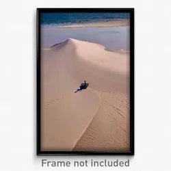 Pixel Art Poster - Spectacular Sandbar (8 Bit Psychedelic Video Game Print)