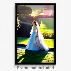 Pixel Art Poster - Modest Lawn (8 Bit Psychedelic Trippy Weird Video Game Print)