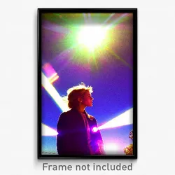Pixel Art Poster - Sunny Sound (8 Bit Psychedelic Trippy Weird Video Game Print)