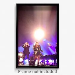 Pixel Art Poster - Metallic Concert (8 Bit Psychedelic Trippy Video Game Print)