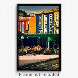 Pixel Art Poster - Neat Lisbon (8 Bit Psychedelic Trippy Weird Video Game Print)